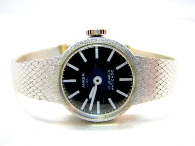 ANKER 35 Cal. 8FA Lorsa 914214 65 Handaufzug Lady Watch Damen Armbanduhr 70er