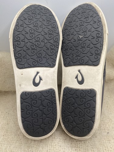 OluKai Scarpe Donna 9 Pehuea Slip-On Grigio Maglia 20271-PVPV Leggere Spiaggia - Foto 11 di 14