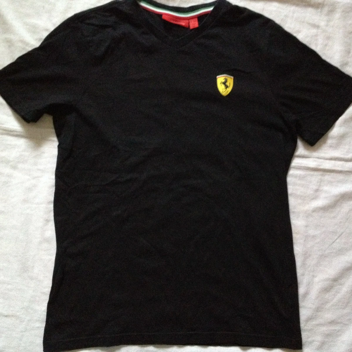 ferrari shirt black