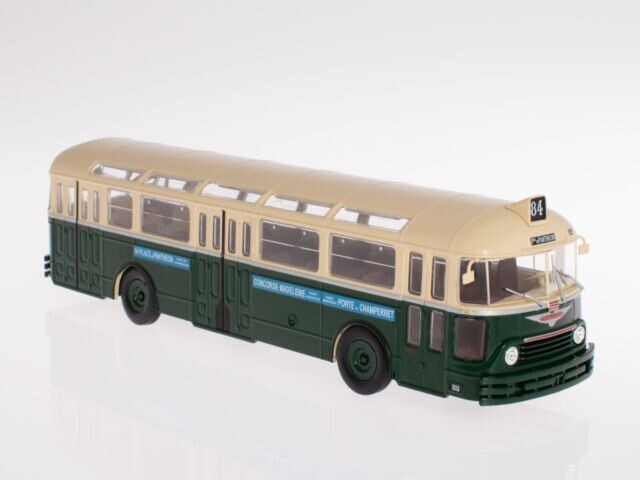Autobus Chausson APVU RATP 1965 réplique 1/43 souvenir nostalgique du Paris rétro de l'époque