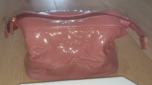 NEU Huda Beauty Faux Filler Glanzbeutel Tasche Kosmetiktasche dunkelbraun - Bild 3 von 10