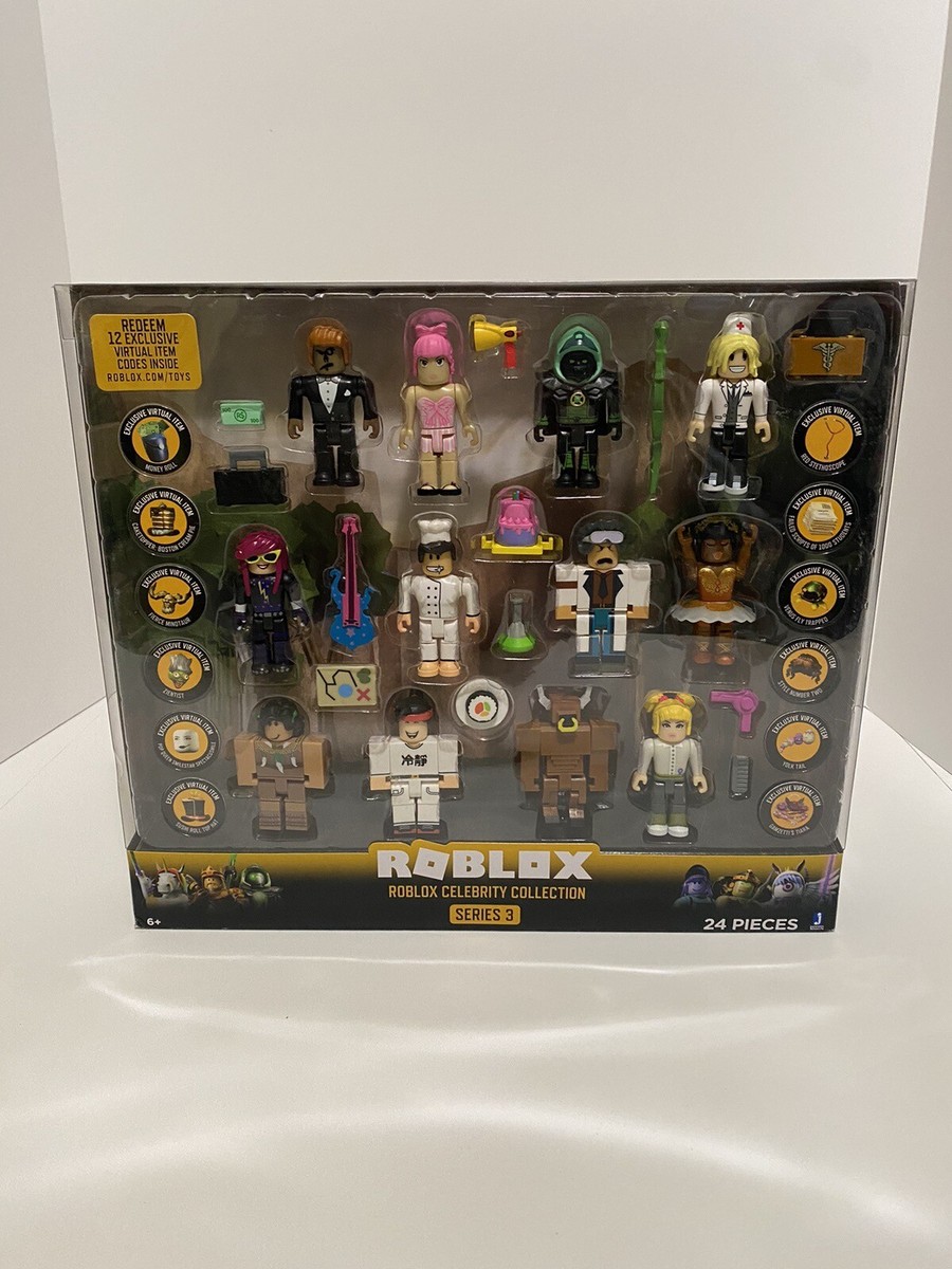 ROBLOX Celebrity Collection Series New 12 Figures 12 Codes