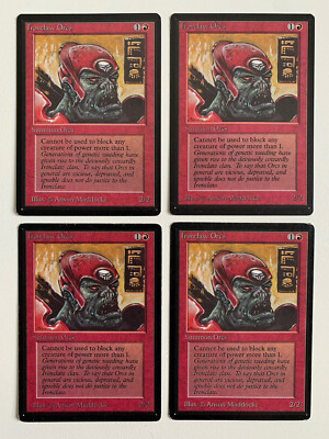 MTG | 4x Ironclaw Orcs | Beta Edition | Magic The Gathering | *Kult