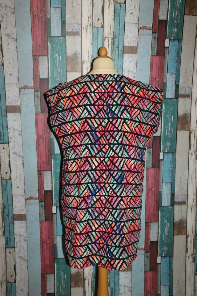 ROBE SANS MANCHE IMPRIMEE  °°°  FDE LA PASSION  °°° TAILLE L   - Photo 4/4