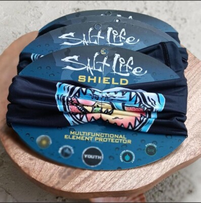 NWT Salt Life Shield Youth - Multifunction Element Protector Sun Wind Moisture 