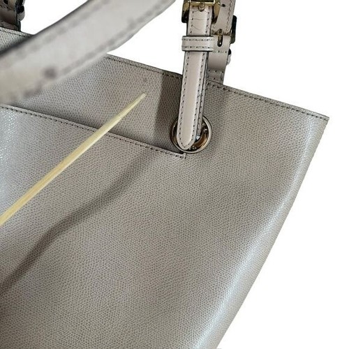 Bolso de Mano Michael Kors MK Desnudo Tostado Jet Set Cartera Clásico Logo Oficina Carrera - Imagen 7 de 15