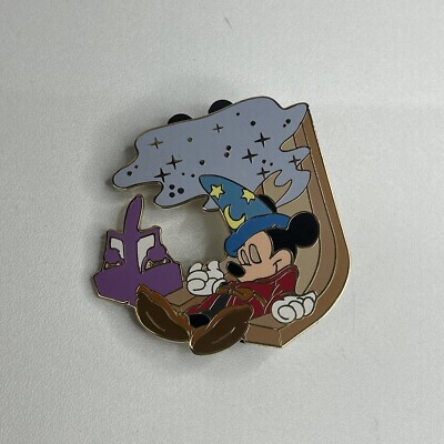 RARE OLD LE 500 Disney Auctions P.I.N.S. Sorcerer Mickey RARE OLD LE 500 Disney Auctions P.I.N.S. Sorcerer Mickey