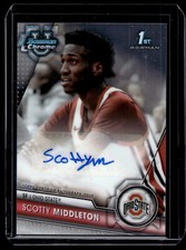Scotty Middleton 2023-24 Bowman University Chrome Autograph Auto A Card #BCPA-SM