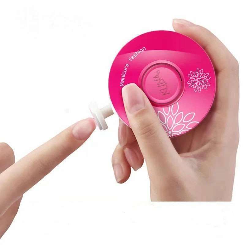 New Baby Electric Nail Trimmer Kids Nail Polisher Tool Baby Care Kit Manicure Se