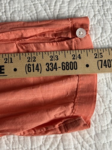 Athleta Damen orange bestickt Tie Front Kleid Strand Cover Kaftan Kleid Large - Bild 6 von 10