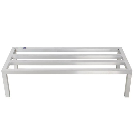 48" x 20" x 8" Restaurant NSF Aluminum Dunnage Rack Commercial Floor Food Shelf