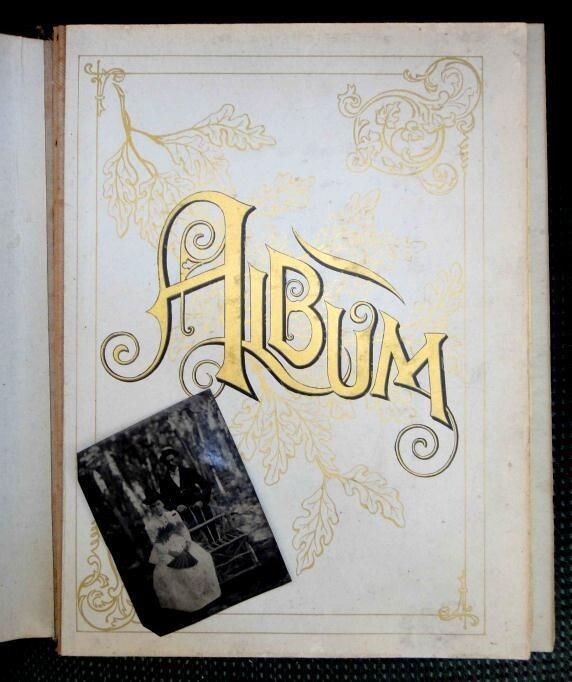 HUGE LOT antique ROTE FAMILY PHOTO ALBUM lancaster pa miller alexander