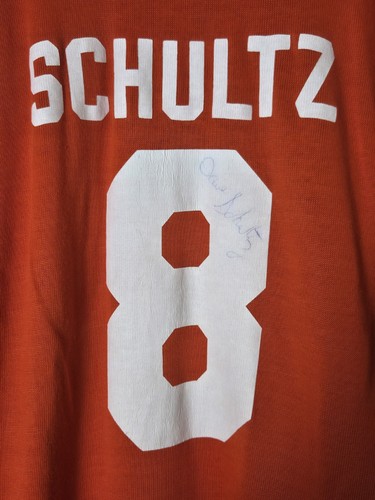 Vintage 70s Bauer Philadelphia Flyers Dave Schultz Signed Auto Jersey Size Large - Picture 4 of 8