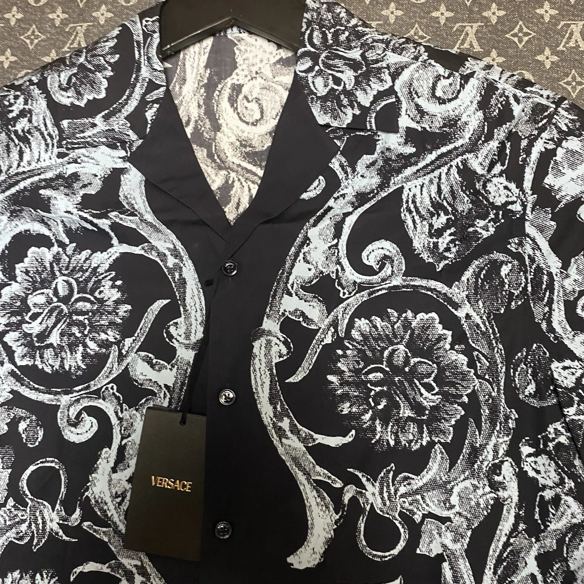 Versace Floral Casual Button-Down Shirts for Men for sale | eBay