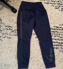 Nike Boys Jogger Pants Navy Blue Drawstring Waist Size L