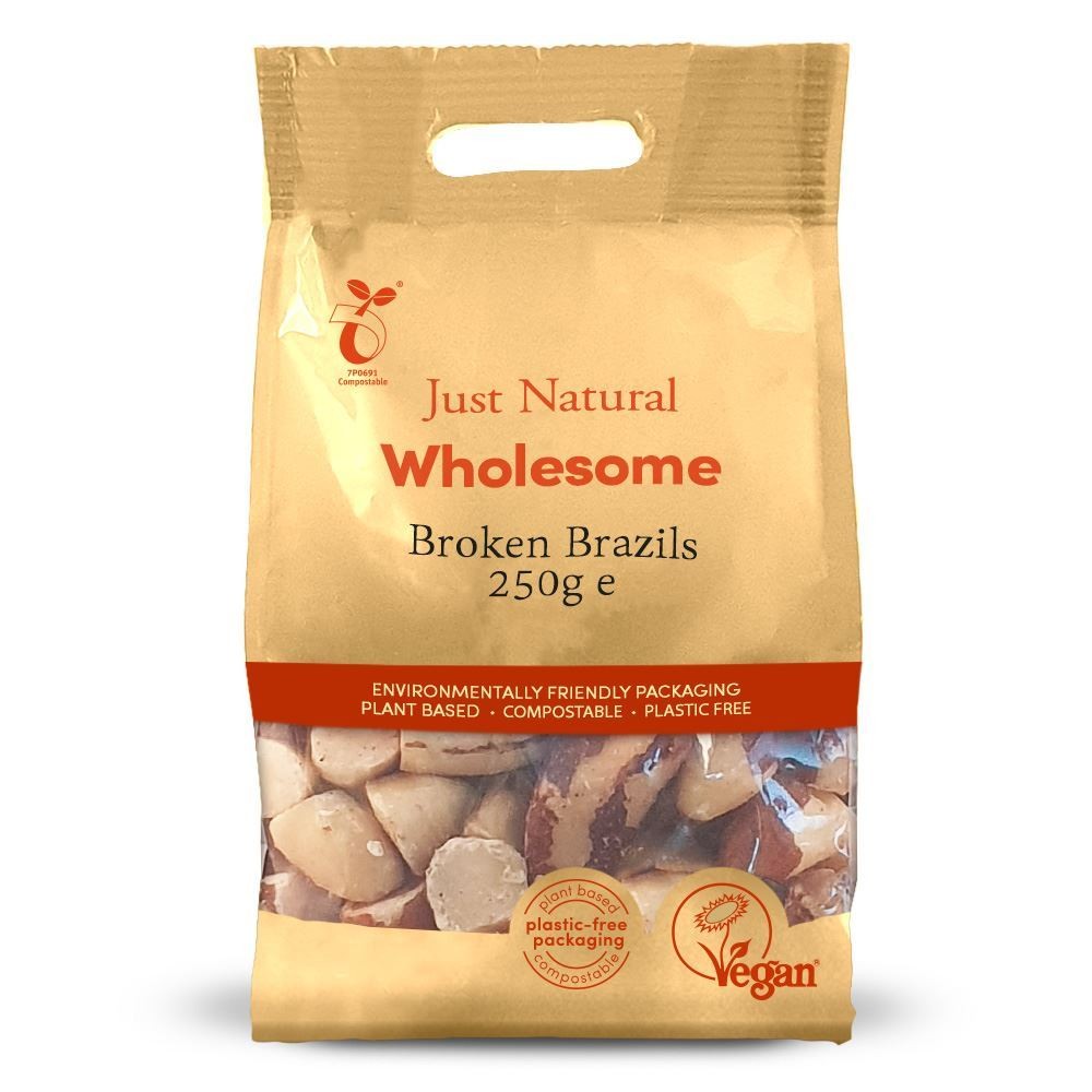 Just Natural Wholesome Broken Brazils 250g - 2 Pack