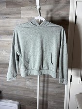 SHEIN Heather Gray Pullover Hoodie for Kids 1445