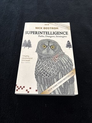 Superintelligence: Paths, Dangers, Strategies by Nich Bostrom--Paperback-GOOD