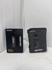 SONY WALKMAN Cassette Player WM-2091 Black Vintage Portable, Works, W/ Case