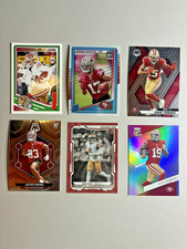 49ers WR 6 Card Lot Deebo Samuel Jauan Jennings Mosaic Donruss Elite Score RC