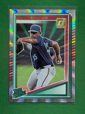 2025 Panini Donruss Baseball Rated Prospect Laser Parallel #140 Jarlin Susana