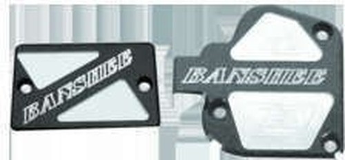 MODQUAD THROTTLE & BRAKE COVER SET (BL ACK LOGO) (TSET1-BBLK) 37-9834