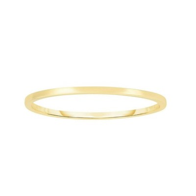 Bandring poliert 1,1 mm echt 14 Karat Gelbgold Größe 7