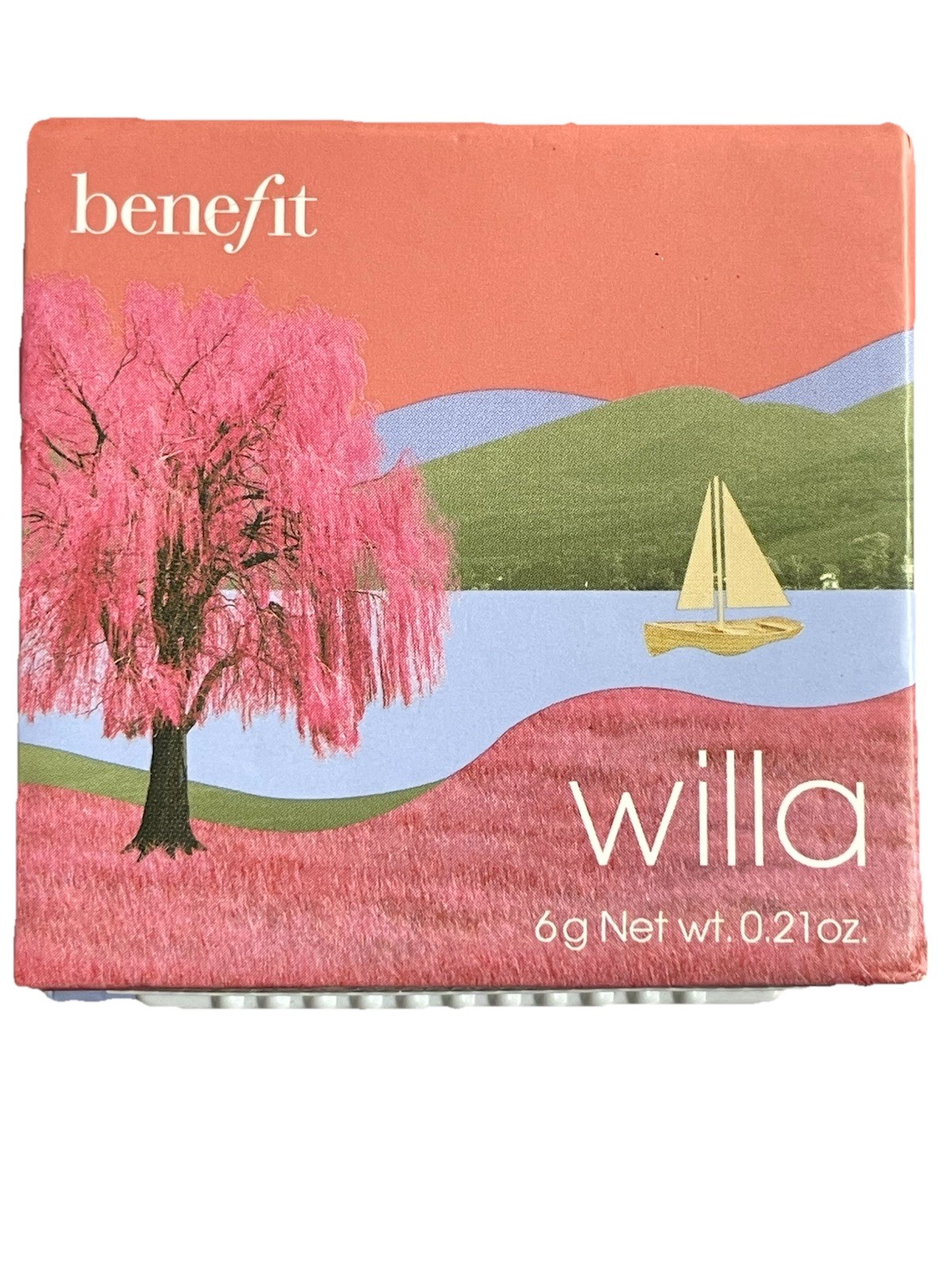 Benefit Willa Soft Neutral Rose Blush Natural Looking Flush & Satin Finish 6g