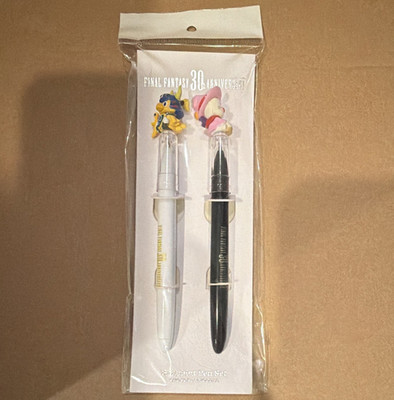 SQUARE ENIX Final Fantasy 30th Anniversary Chocobo & Moogle Pen Set, Black