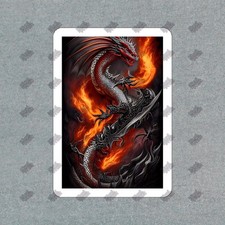 Fierce Dragon Vinyl Sticker Decal Fantasy Art Perfect for Laptops, 153389