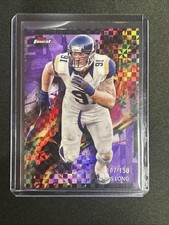 🔥Chris Long 2024 Topps Finest Purple Checkerboard Common 107/250 Rams