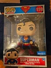 RARE SUPERMAN Funko Pop Vinyl Jumbo 10" DC Comics Exclusive Walmart