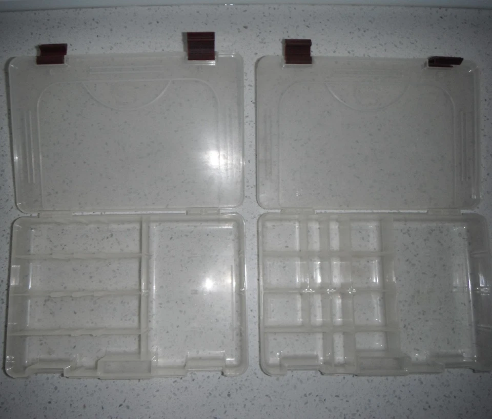 Рыболовные мушки и приманки Plano с пустыми карманами коробки для хранения - лот (6) - Изображение 3 из 4