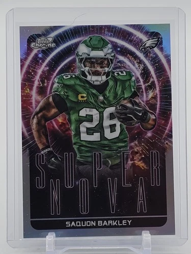 2025 Topps Cosmic Chrome Saquon Barkley Base (RAW)