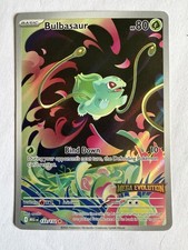 Pokémon TCG Bulbasaur 133/132 Secret Rare Mega Evolution Set Near Mint/Mint