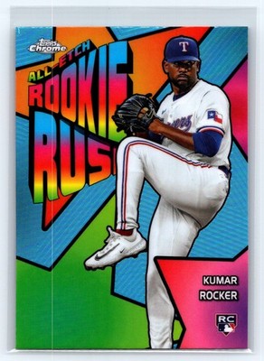 2025 Topps Chrome #CERR-13 Kumar Rocker ALL-ETCH ROOKIE RUSH RC - Texas Rangers
