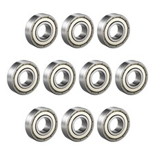 10pcs MR125ZZ Miniature Metal Shields Deep Groove Ball Bearings 5 x 12 x 4 mm