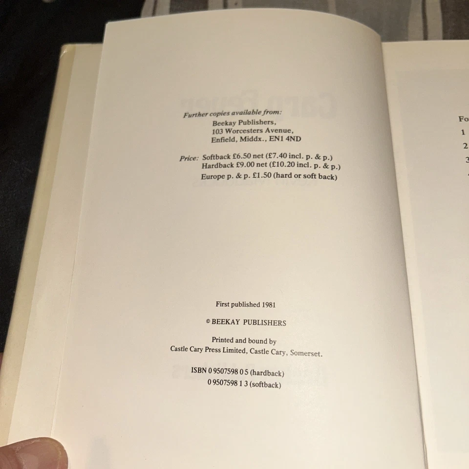 Libro de pesca de tapa dura Carp Fever Kevin Maddocks 1ª edición 1981. ¡Nunca leído!! - Imagen 4 de 4