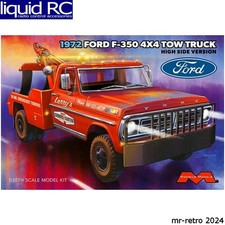 Moebius Models 2598 125 1972 Ford F-350 Wrecker 4x4 High Side Plastic Model Kit