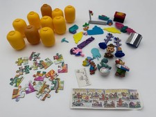 Vintage Ferrero Kinder Surprise Toy Lot 1990s Dapsy Dino Teddies Capsules Puzzle