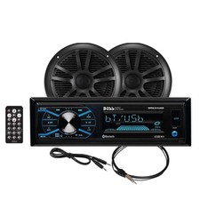Boss Audio MCBK634B.6 Marine Stereo 6.5" Speaker Kit - Black MCBK634B.6