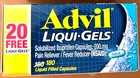 Advil Liqui Gels Capsules Pain/Fever Reliever  180/ct   EXP: 11/2026