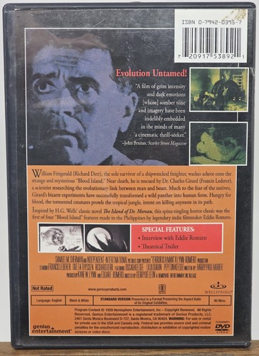 Terror is a Man (DVD) Gary De Leon, Francis Lederer, Greta Thyssen 1959 B & W - Picture 3 of 7