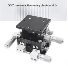 Xyz-axis Displacement Platform, Three-axis Fine-tuning Manual Lifting Worktable