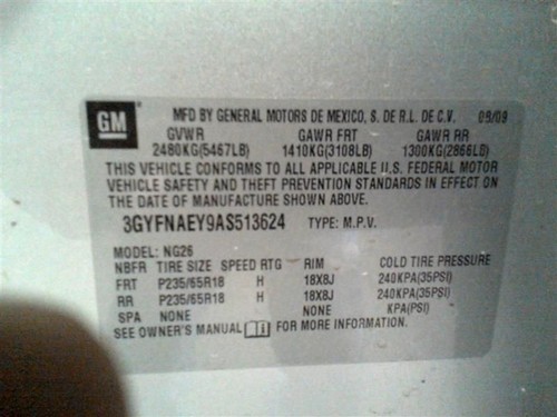 Passenger Right Lower Control Arm Front Fits 10-12 SRX 282149 - Picture 12 of 12