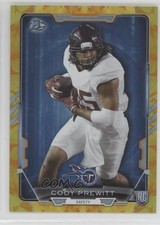 2015 Bowman Rookies Electric Yellow 94/99 Cody Prewitt #39 f0v