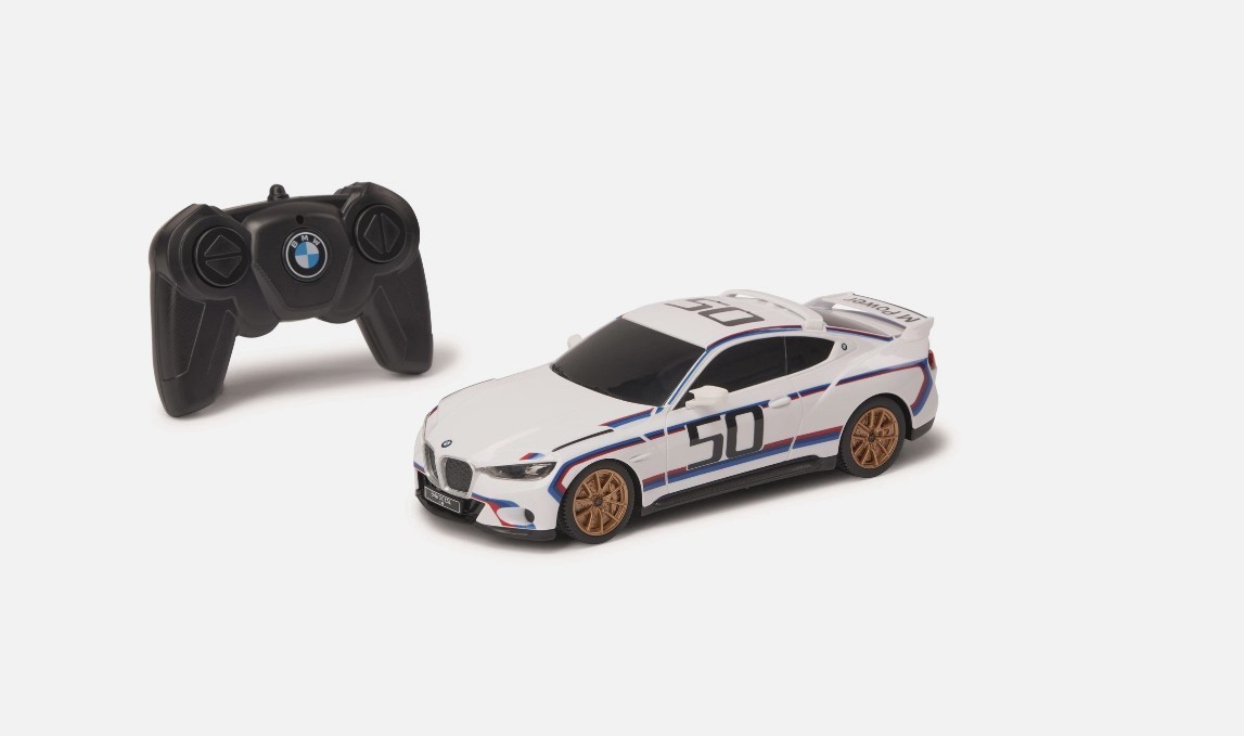 Genuine BMW Car Model Miniature RC 3.0 CSL 1:24 Scale White 80445B308D8