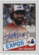2019 Topps Archives Fan Favorite 1985 Design Jeff Reardon #FFA-JRE Auto 0lm