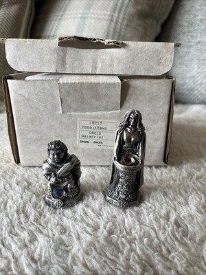 Herr der Ringe Danbury Mint Tolkien Ltd 1991 Schachfiguren - Königin & Bauern