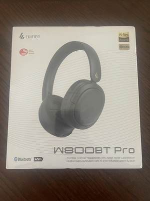 Edifier W800BT Pro Hybrid Active Noise Cancelling Headphones Wireless Over-Ear 